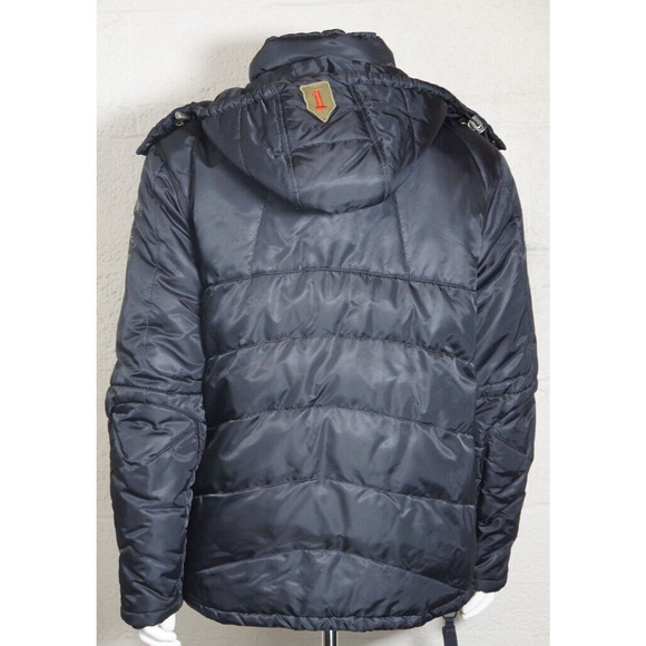 US Army 1st Infantry Division The Big Red 1 RARE Black Jacket/Coat Men's Size M - Picture 5 of 12